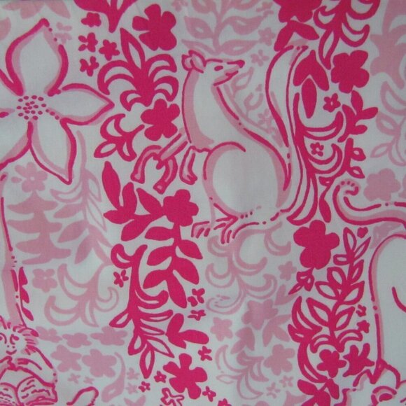 Lilly Pulitzer Vintage Skirt Animals Floral Size 2 - Picture 3 of 4